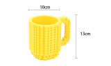 Funny DIY Novelty Brick Coffee Mug with Building Blocks