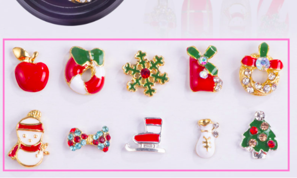 Christmas Nail Accessories Decorations