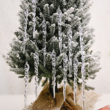 12pcs or 24pcs Christmas Simulation Icicle Xmas Tree Hanging Ornament
