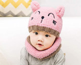 2 Piece Baby Winter Scarf and Hat