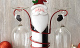 Christmas Wine Bottle Glass Holders