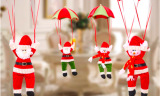 Santa Claus Snowman Parachute Pendant 