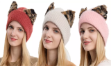 Women's Cat Ear Knit  Hat