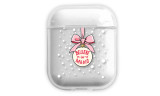 Christmas Transparent Clear Case Cover for Airpods