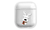 Christmas Transparent Clear Case Cover for Airpods