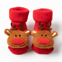 Christmas Newborn Baby Step Socks