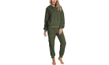 Two Piece Comfy Warm Fleece Pyjamas Set for Women