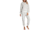 Two Piece Comfy Warm Fleece Pyjamas Set for Women