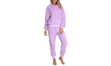 Two Piece Comfy Warm Fleece Pyjamas Set for Women