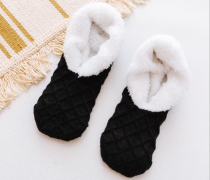 Warm Slipper Socks with Non Slip Grippers