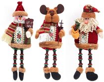 Christmas Ornament Long Legs Sitting Table Decorations