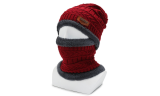 Men's  Two-Piece Winter Coral Fleece Scarf Hat set