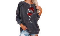 Women's Christmas Wine Glass  Jumper