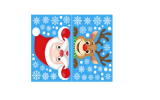 Christmas Santa Claus Deer Wall Stickers