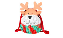 Christmas Elk Cartoon Pop Cross Body Bag