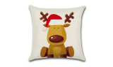 One or Two 18 by 18 Inches Christmas Sofa Cushion Cover