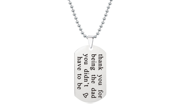 Parent to Child Engraved Necklace