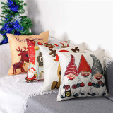 One or Two 18 by 18 Inches Christmas Sofa Cushion Cover