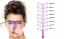 One or Two Packs of Eight Eyebrow Stencils
