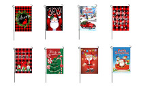Christmas Garden Flags