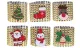 3pcs/set Santa Claus Bling Rhinestone Mesh Napkin Holders