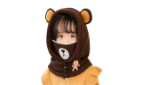 Cute Cartoon Children Winter Animal Bear Ski Masks Hats