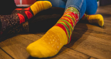 3 Pairs Set Of Unisex Hamburger Socks Box