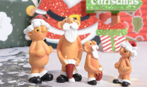 4pcs Funny Naked Christmas Decorations 