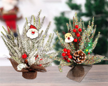 Mini Artificial Christmas Tree Tabletop