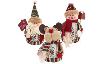 1 or 3 Pieces Christmas Sitting Ornament
