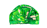 One or Two Reusable Tropical Patterned Shower Cap