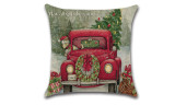 One or Two Vintage Christmas Throw Pillow Covers 18 x 18 Inches