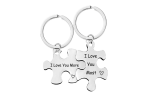 2PCS Couple Keychain Valentines Gifts