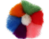 7 Colors Flower Shapes Nail Dust Brush