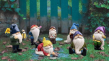 Set Of 7PCS Garden Gnomes Figurines 