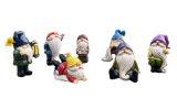 Set Of 7PCS Garden Gnomes Figurines 