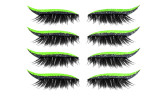 4pairs Glitter Eyeliner Eyelash Sticker 