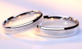 1 Set Heart-Beating Couple Rings