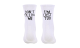 One or Two Unisex Letter Printed Funny Socks
