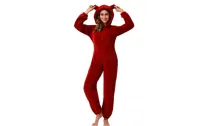 Ladies  All in One Piece Winter Warm Sleepwear