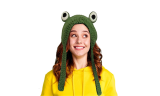 Cute Frog  Earflap Hat 