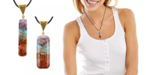 7 Chakra Orgone Energy Healing Pendant Necklace  for Women Men