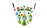 One,Three Or Seven Reusable Washable Adjustable Grinch Face Masks