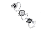 Adjustable Flower Rotating Anxiety Rings