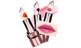 One Or Three Flower Crystal Jelly Temperature-Change Color Lipstick