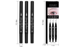3 Pcs Set 2 in 1 Double-headed Eyeliner Pen Stamp Eye Makeup Tool