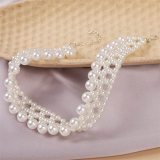 Women Vintage Pearl Choker Necklace