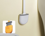 Wall-Mounted Soft Toilet Brush