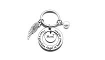 Mom Or Dad Memorial Keychain Gift 