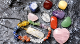 11 Piece Healing Crystal Stone Braclet Pendant Set
